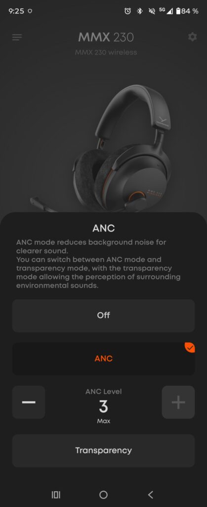 Beyerdynamic MMX 230 Wireless app