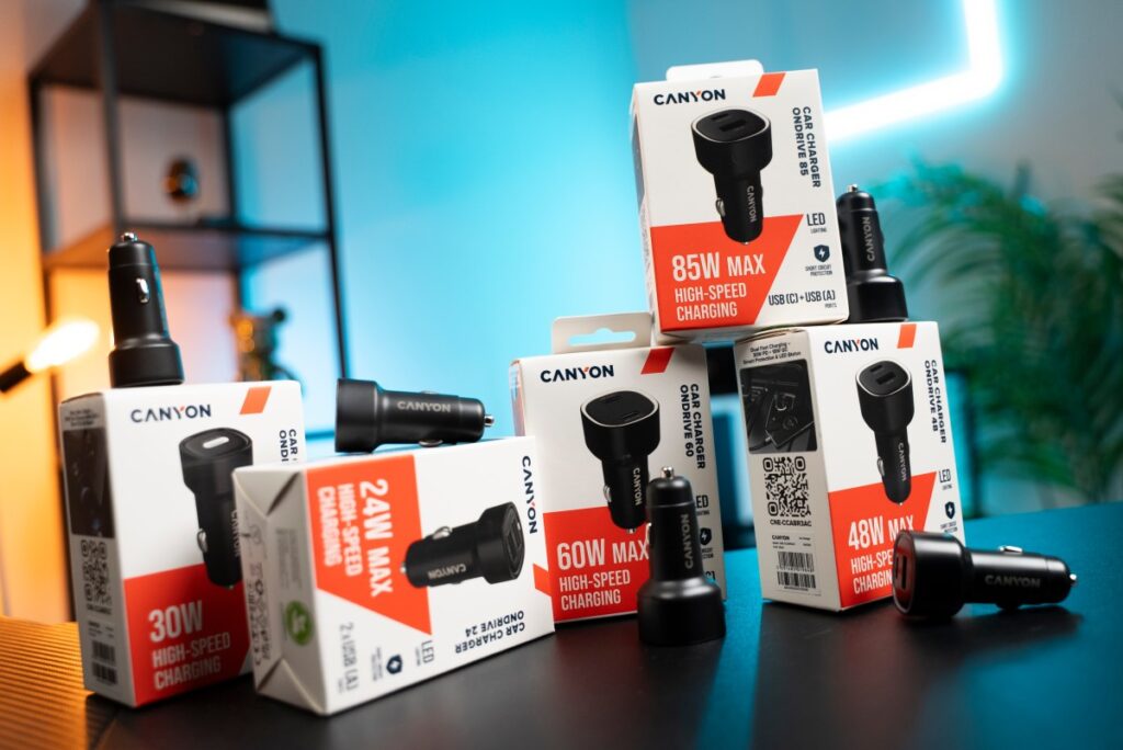 Nabíjačky do auta Canyon
