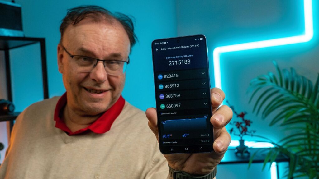 Výsledky testu AnTuTu