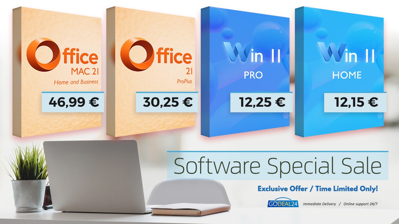Dostupné PC Essentials: Originálny Windows 11 za 12 € a doživotný Office 2021 za 30 €!