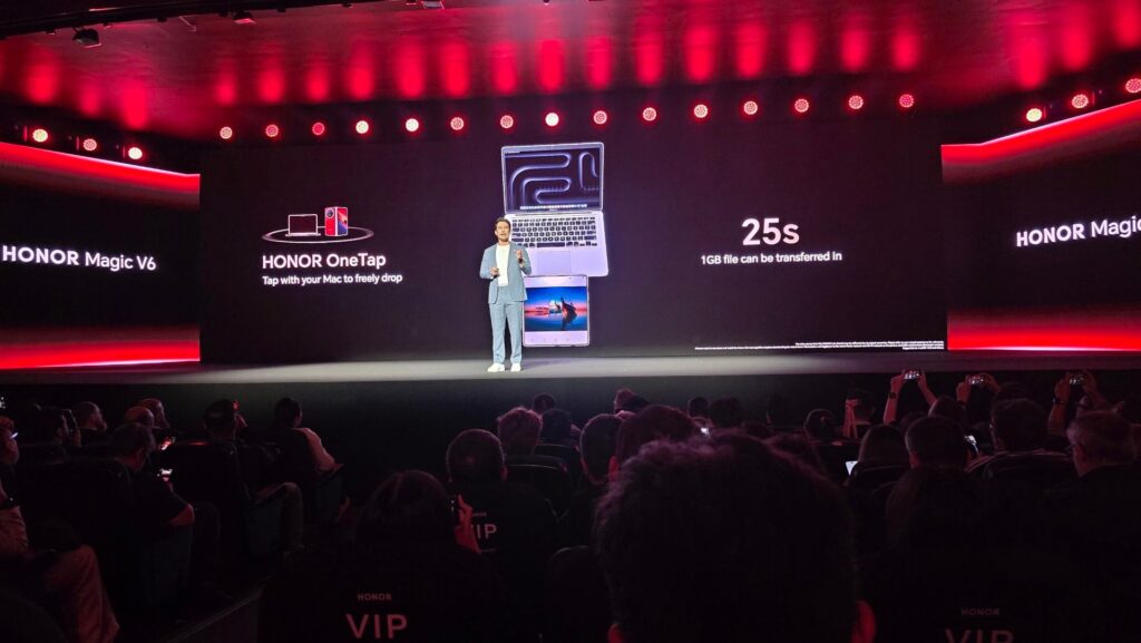 Pomocou funkcie OneTap sa dajú ľahko a rýchlo prenášať súbory medzi rôznymi zariadeniami