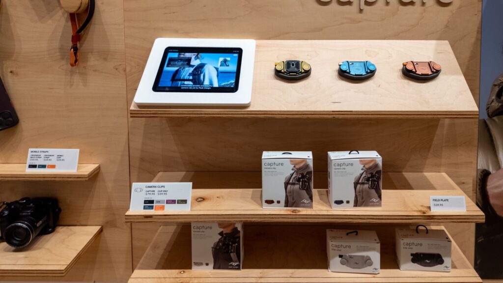 Upínací systém pre fotoaparáty