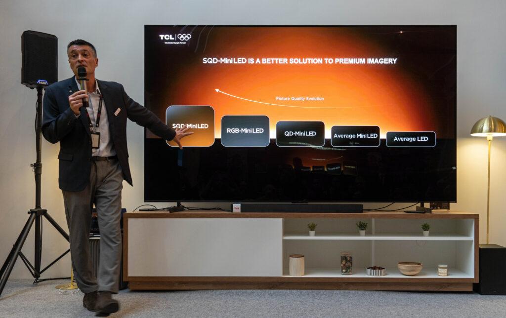 SQD-MiniLED technológia od TCL