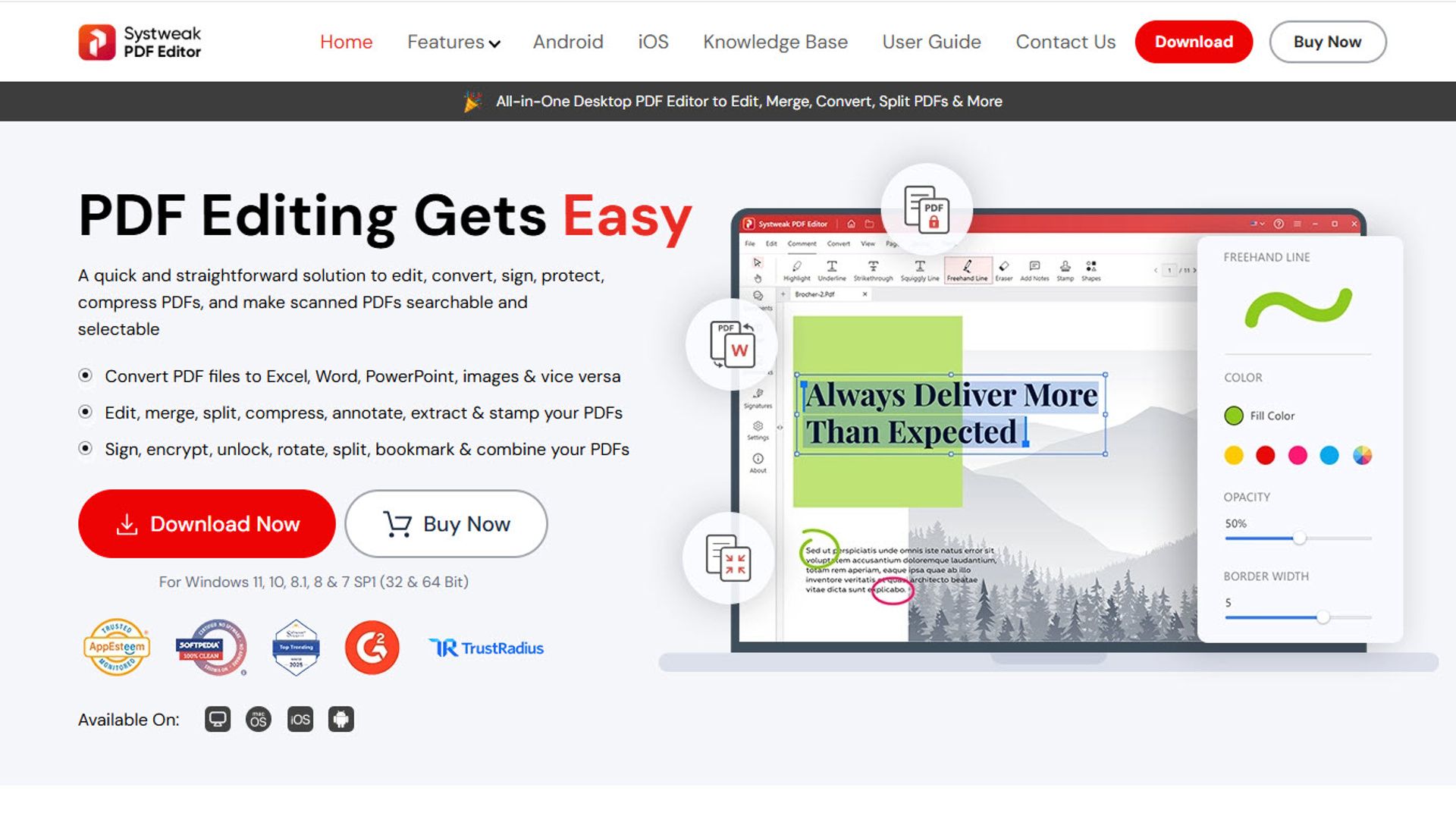 Systweak PDF Editor: úpravy PDF súborov v jednom nástroji