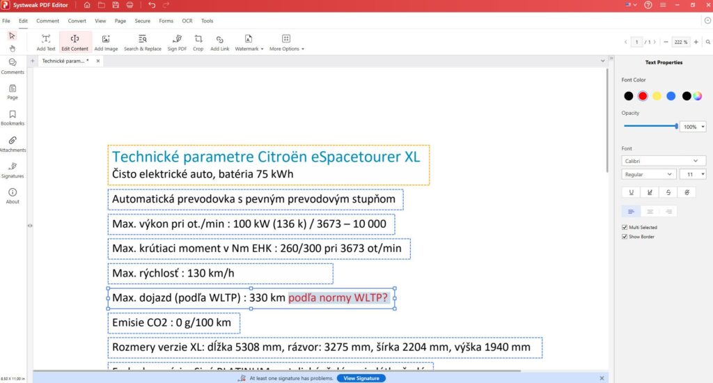 Pokojne môžete dopisovať texty či  pridávať obrázky do pôvodného dokumentu