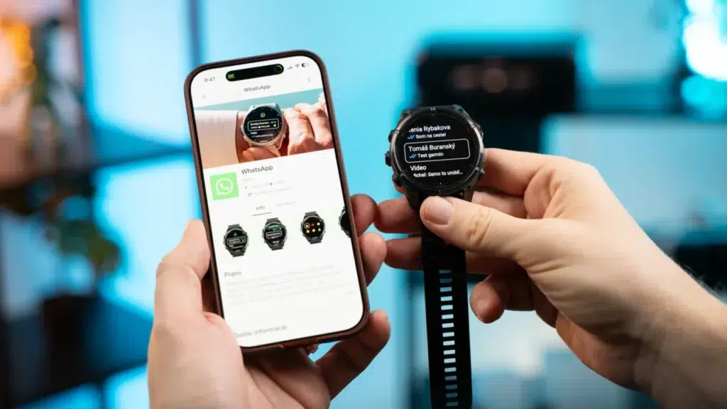 Garmin hodinky dostali WhatsApp