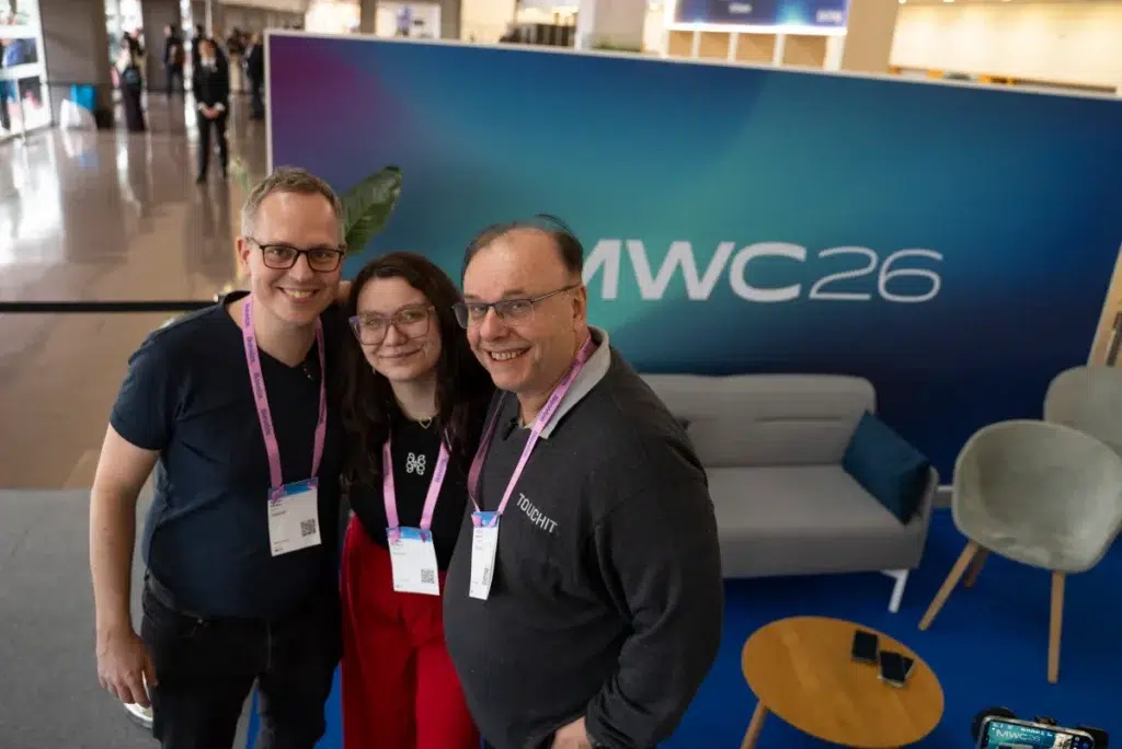 Tím redaktorov TOUCHIT na výstave MWC 2026 v Barcelone