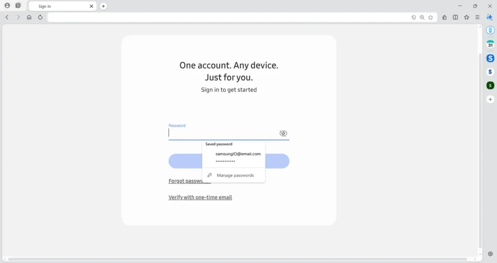 Verzia pre počítače ponúka integráciu služby Samsung Pass