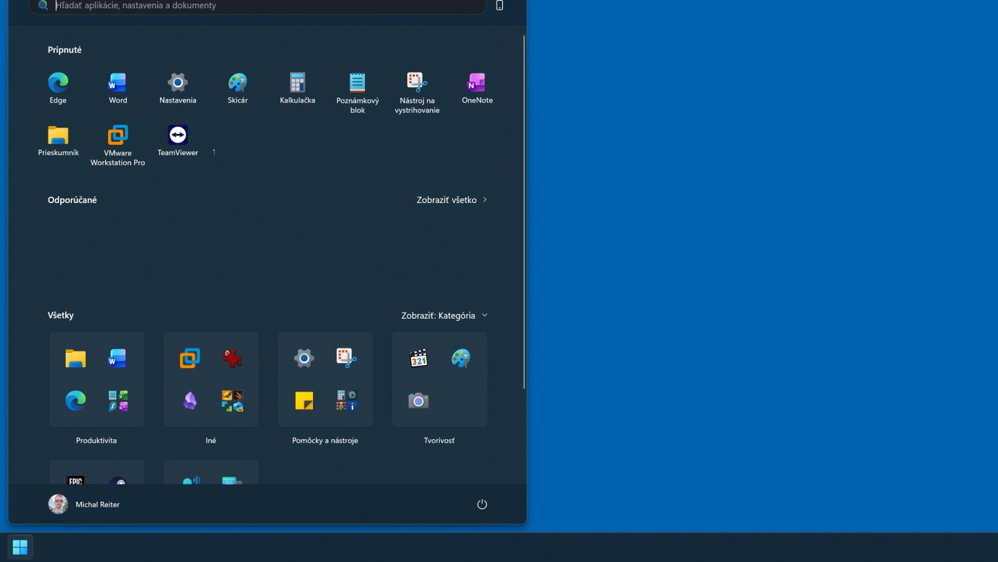 Tip na zrýchlenie ponuky Štart vo Windows 11