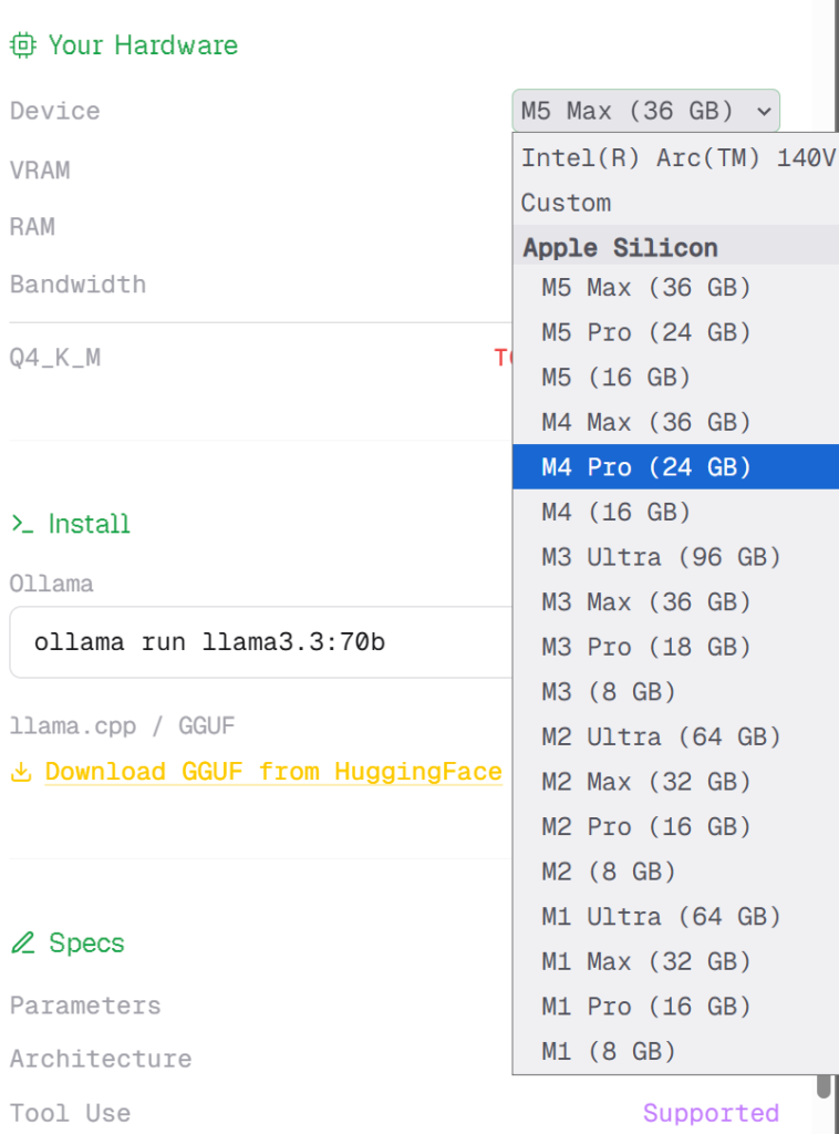 CanIRun AI webova stranka