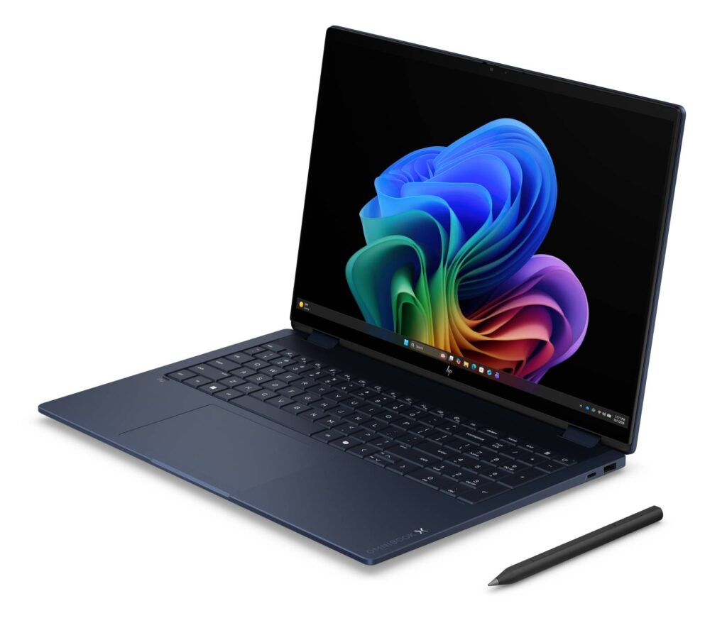 HP OmniBook X Flip 16_AtmosphericBlue_FrontLeft