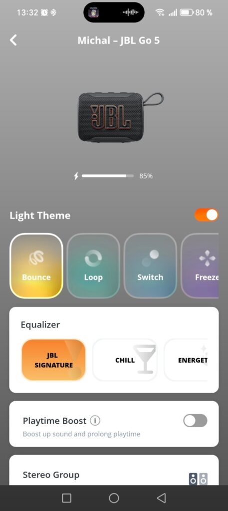 JBL GO 5 app