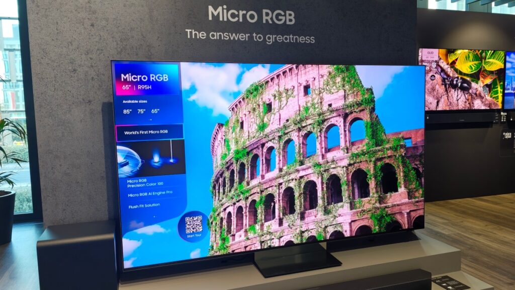 Micro RGB Samsung TV