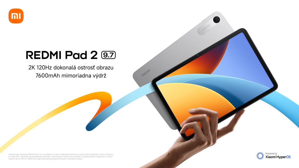 Hľadáte lacný tablet? REDMI Pad 2 9.7 prichádza na Slovensko s nízkou cenou aj 4G verziou