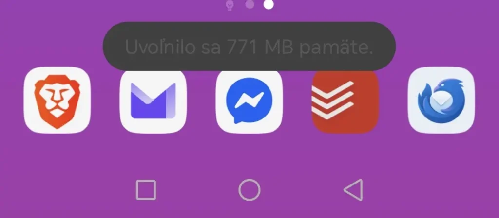 android uvolnenie RAM