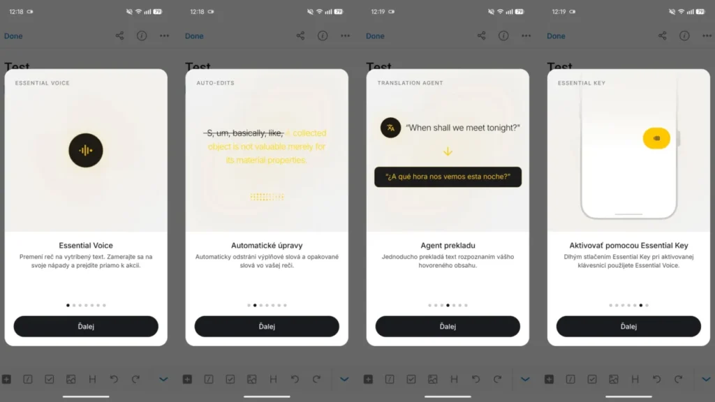 Nothing smartfóny dostali inteligentné diktovanie Essential Voice. Funguje naozaj dobre