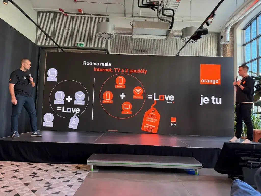 Do skupiny Love môžete pridať až 20 služieb