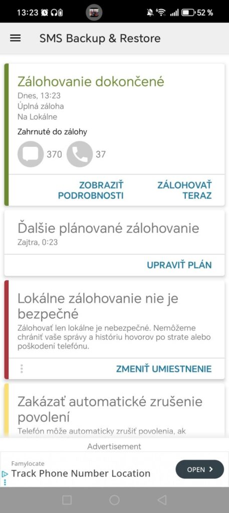 sms backup and restore