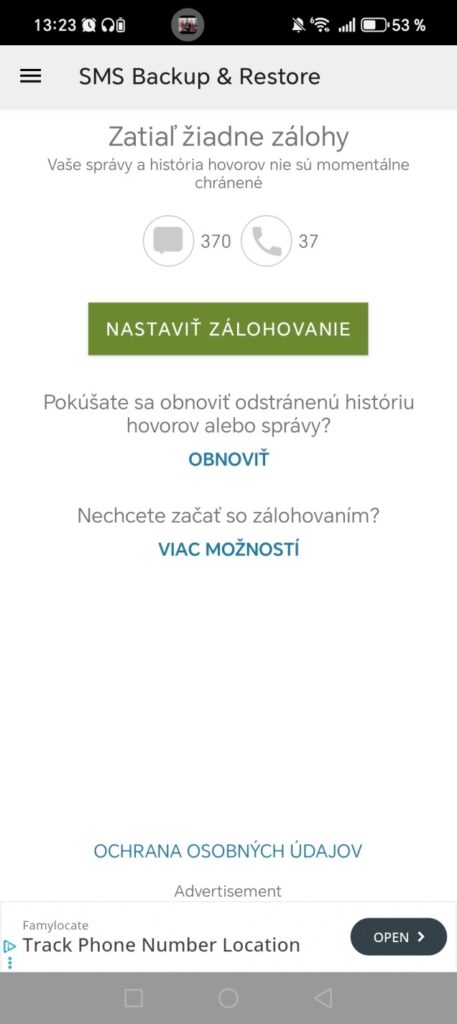 sms backup and restore