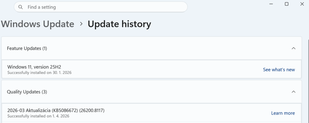 windows update apr 2026