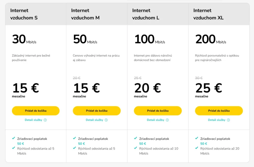 4ka má nový Internet vzduchom. Ceny pri dvojročnej viazanosti