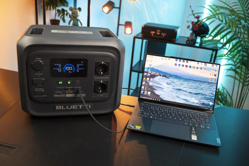Bluetti Elite 300 môžete používať na napájanie citlivých zariadení