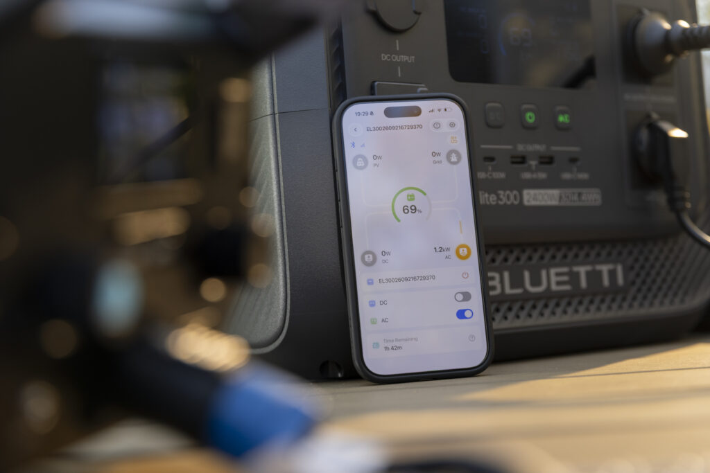 Mobilená aplikácia na ovládanie Bluetti Elite 300