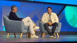Roger Federer na Sapphire 2026 Madrid