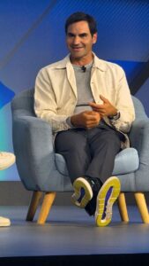Roger Federer na Sapphire 2026 Madrid