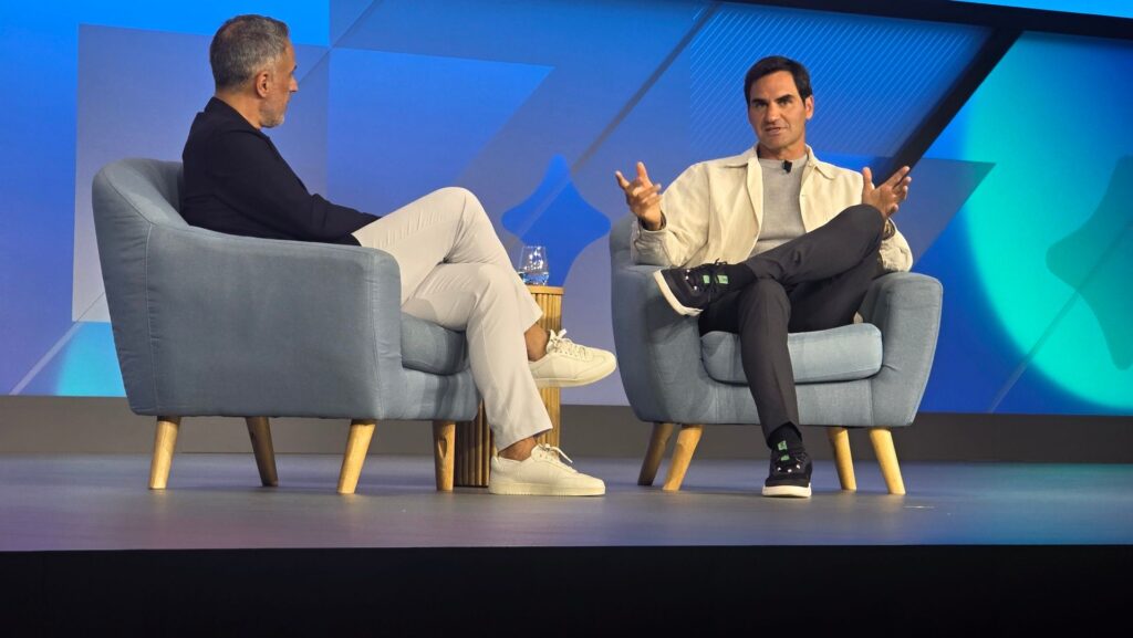 Roger Federer na Sapphire 2026 Madrid