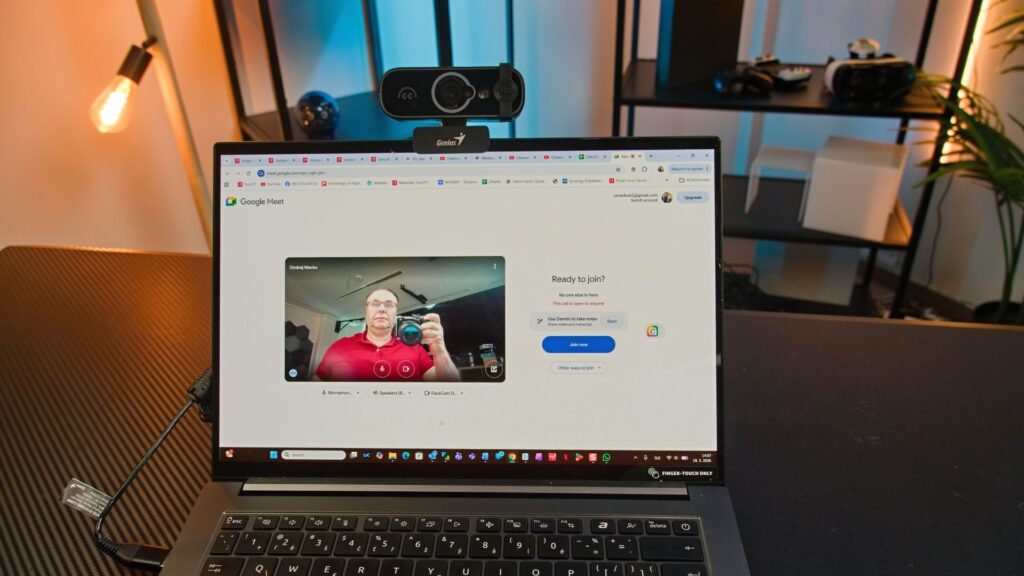 Prihlasovanie s kamerou Genius FaceCam