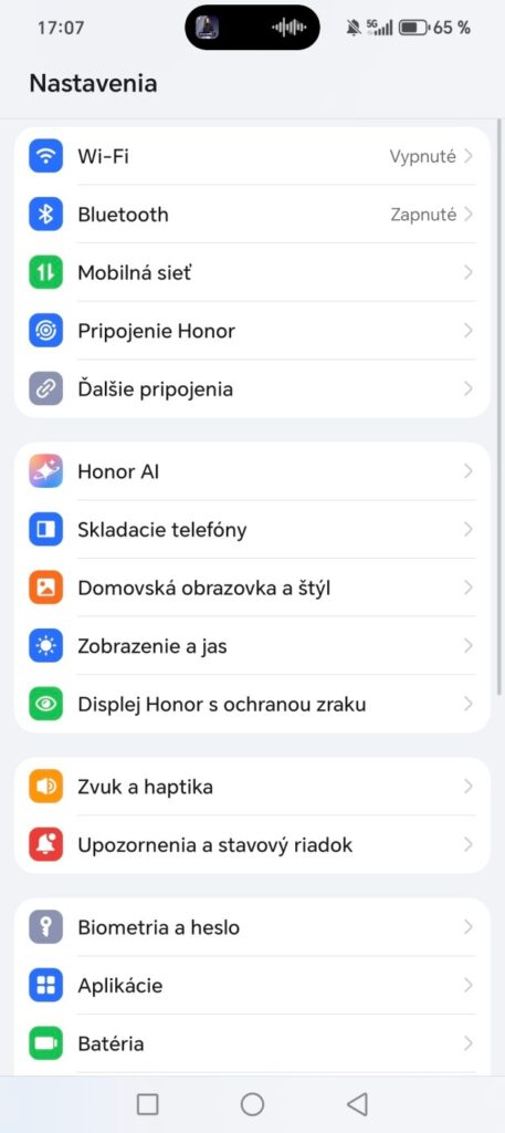 android svetla tema