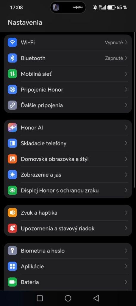 android tmava tema