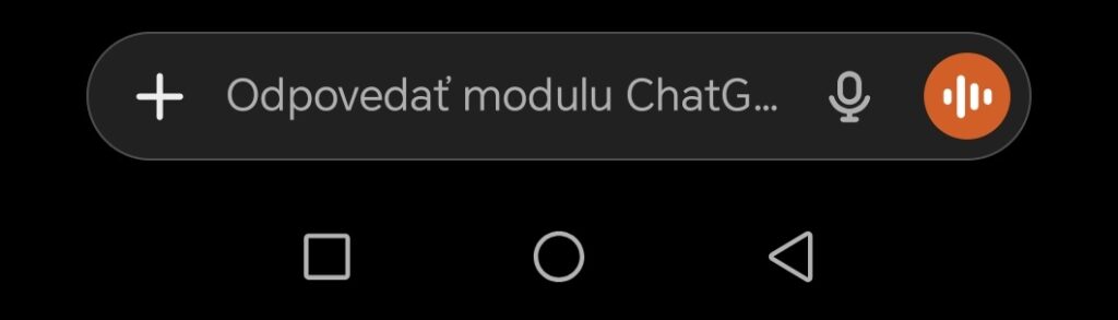 chatgpt rozhranie