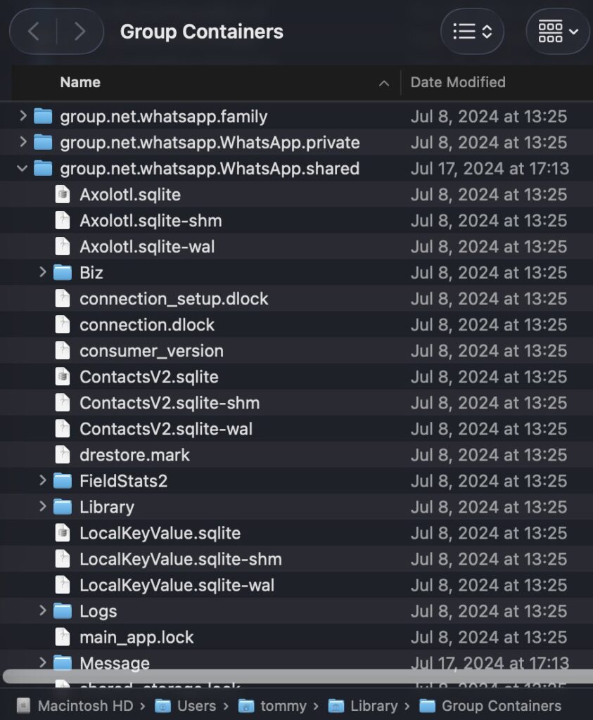 mysk Whatsapp macOS