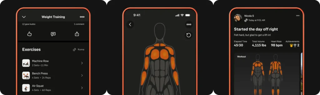 Strava prináša komplexnejšiu podporu pre cvičenia v posilňovni.