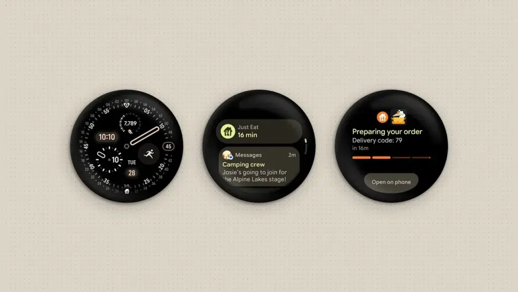 Live Updates vo Wear OS 7