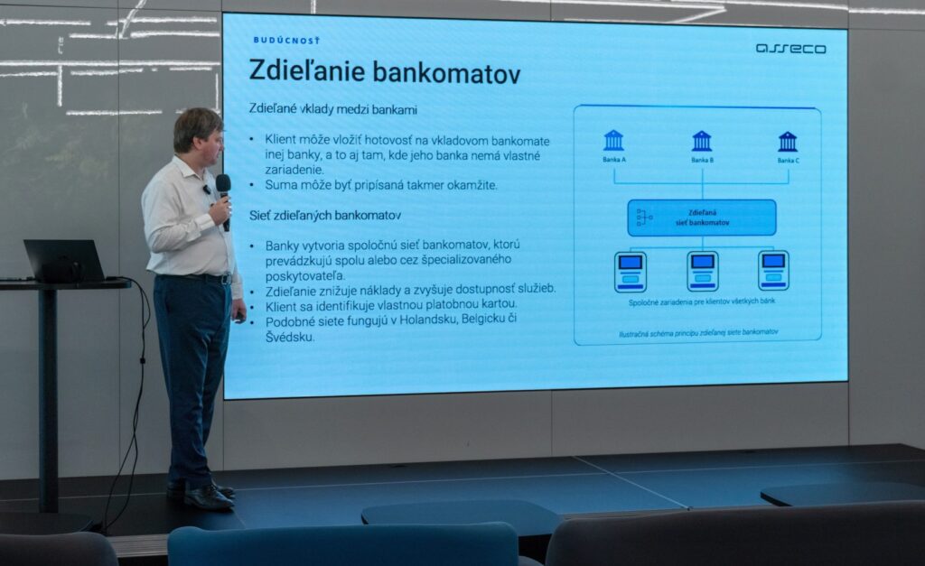 Zaujímavá téma je zdieľanie bankomatov