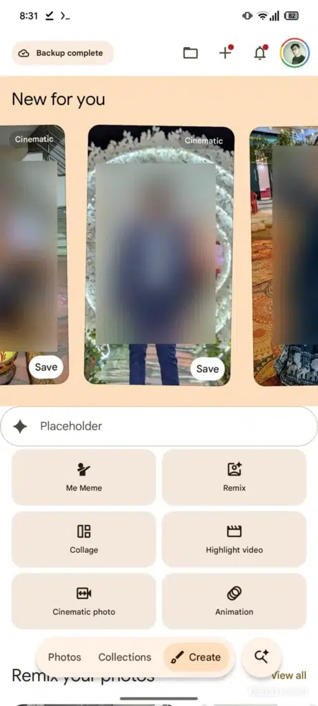 Google Fotky AI