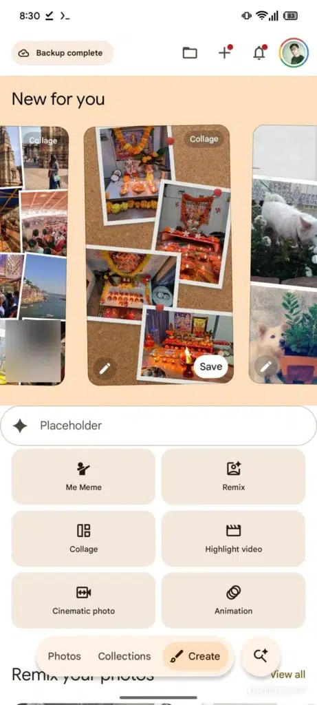 Google Fotky AI