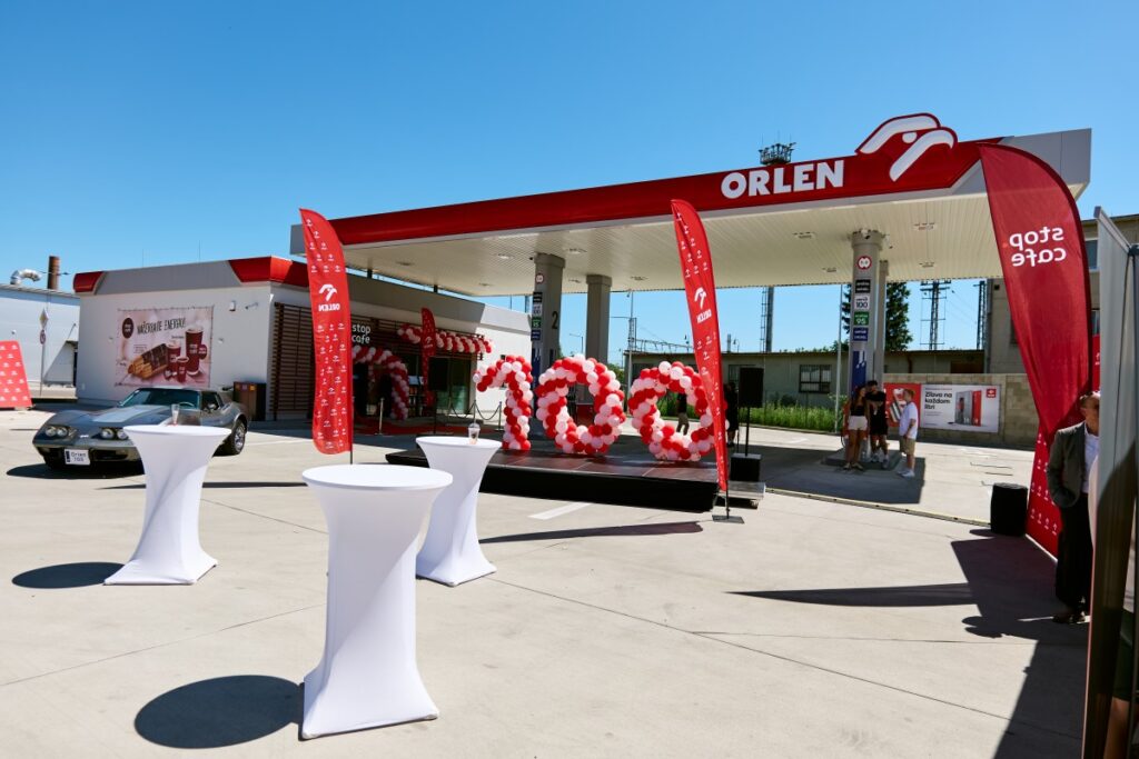 Čerpacia stanica ORLEN na ulici Malinovského 6689/36c v Novom Meste nad Váhom