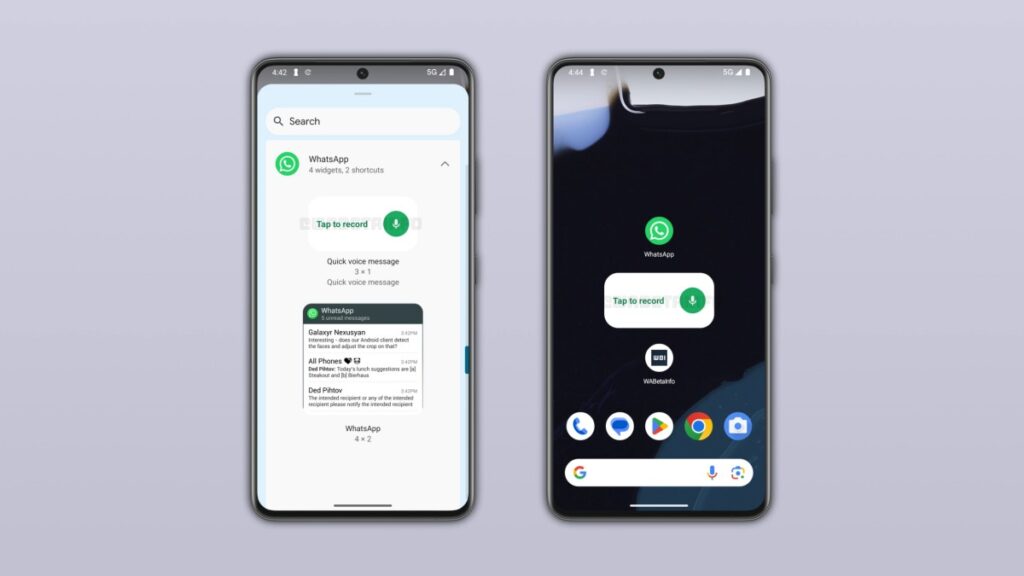 WhatsApp pripravuje widget pre hlasové správy
