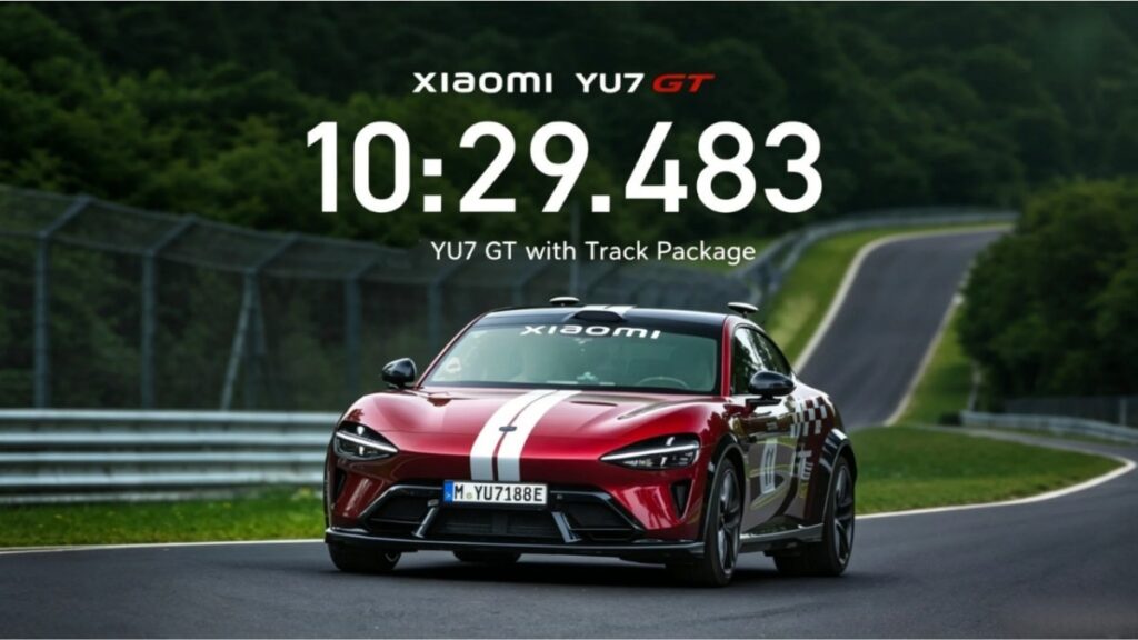 Xiaomi YU7 GT na okruhu Nürburgring