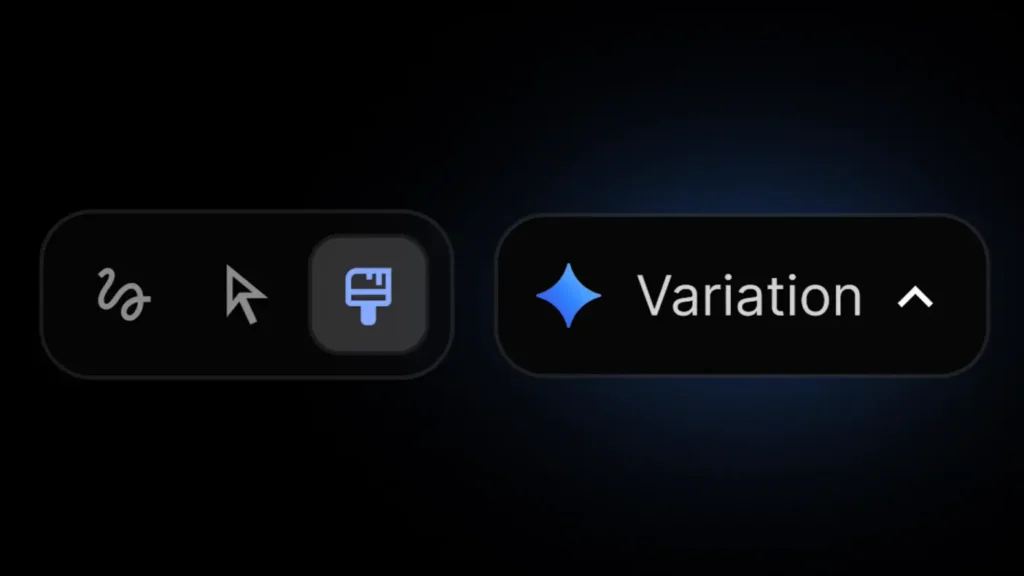google ai studio Design Variations