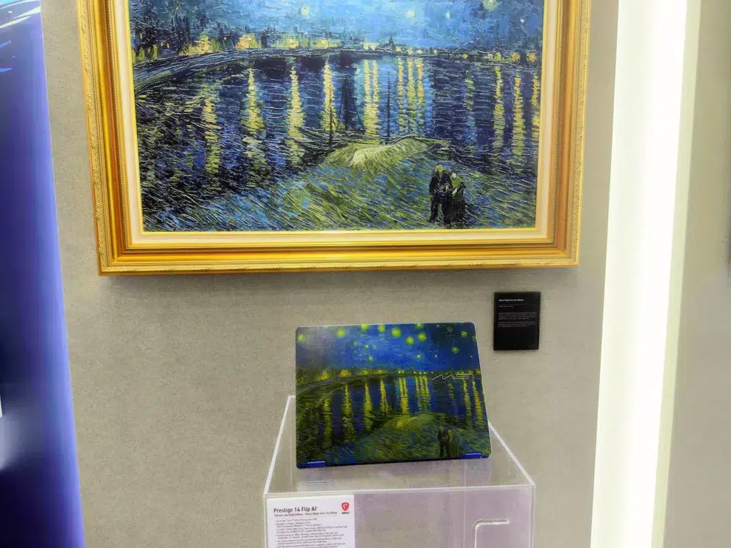 MSI Prestige 14 Flip AI+ Vincent van Gogh Edition
