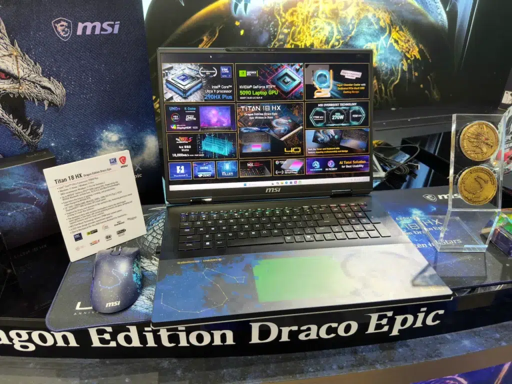 MSI Titan 18 HX Dragon Edition Draco Epic