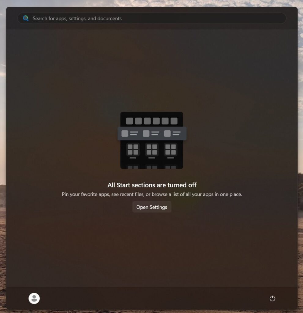 windows 11 start