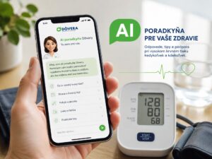 Dôvera nasadila AI poradkyňu: Pomáha pacientom s vysokým krvným tlakom