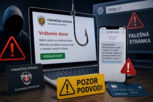 Pozor na novú vlnu podvodov: Útočníci sa vydávajú za Finančnú správu