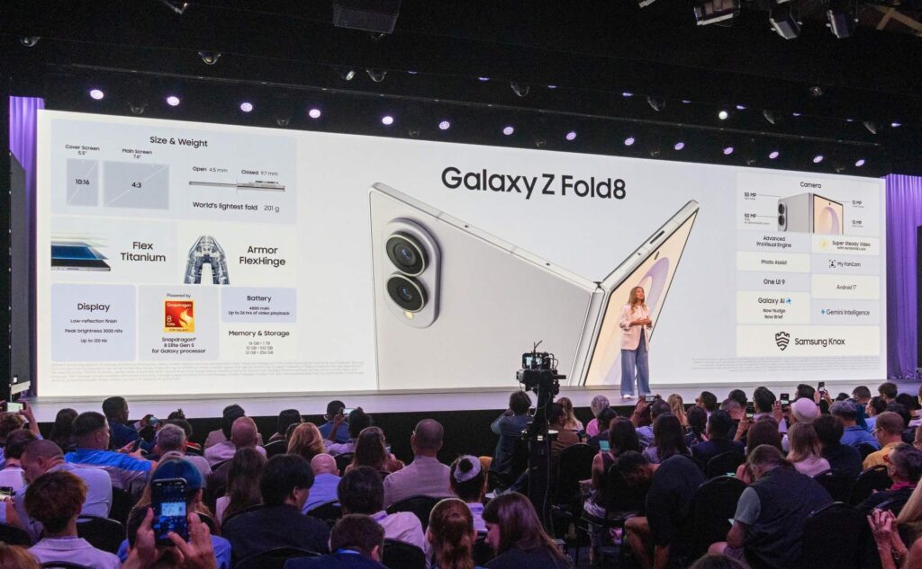Technické parametre Galaxy Z Fold8